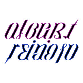 Albert Reinoso ambigram